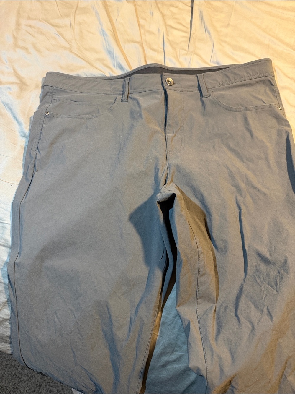 Weatherproof Men's Light Gray Chino Pants